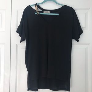 SOLD❗️REHAB - black collar detail shirt